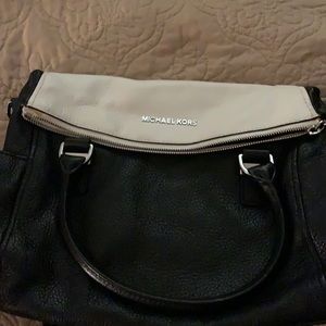 Mk black/white purse